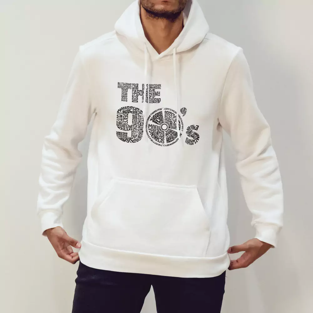  90's White Hoodie