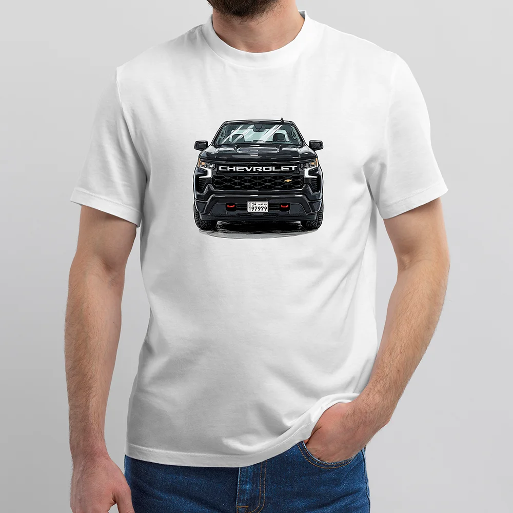 Black Silverado Truck Tshirt