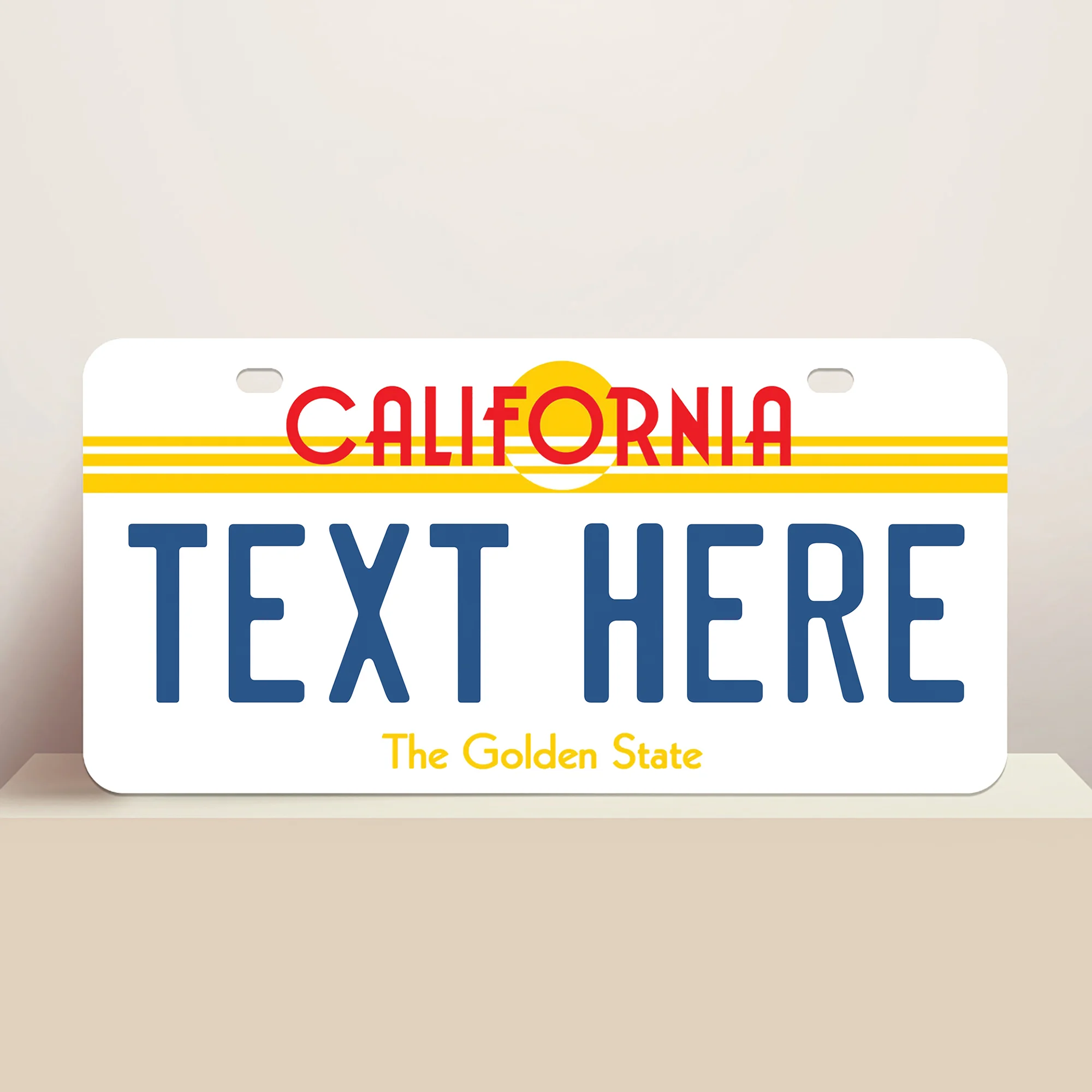 thumbnail image 2 of Guns N‘ Roses 1985 California Metal License Plate – New 2 of 6