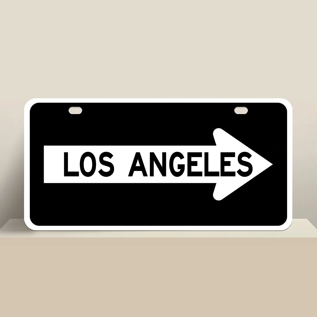 Los Angeles One Way Sign