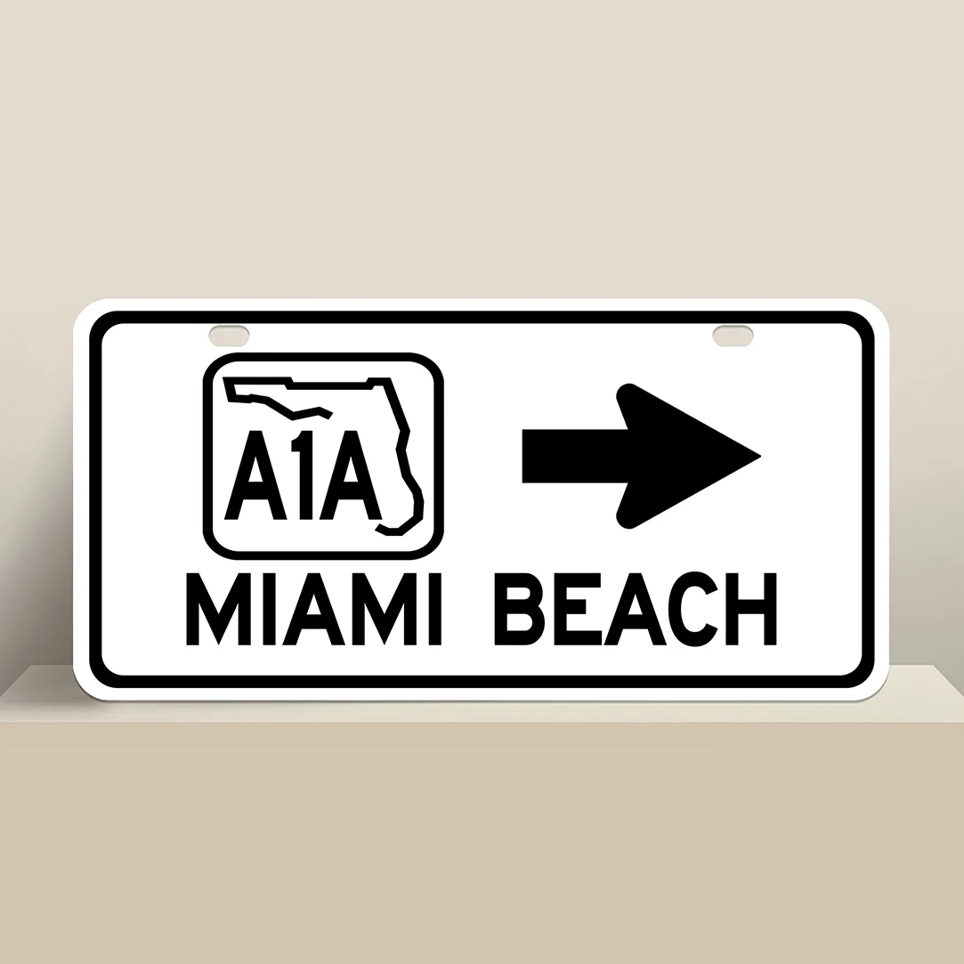 Miami Beach Highway Sign