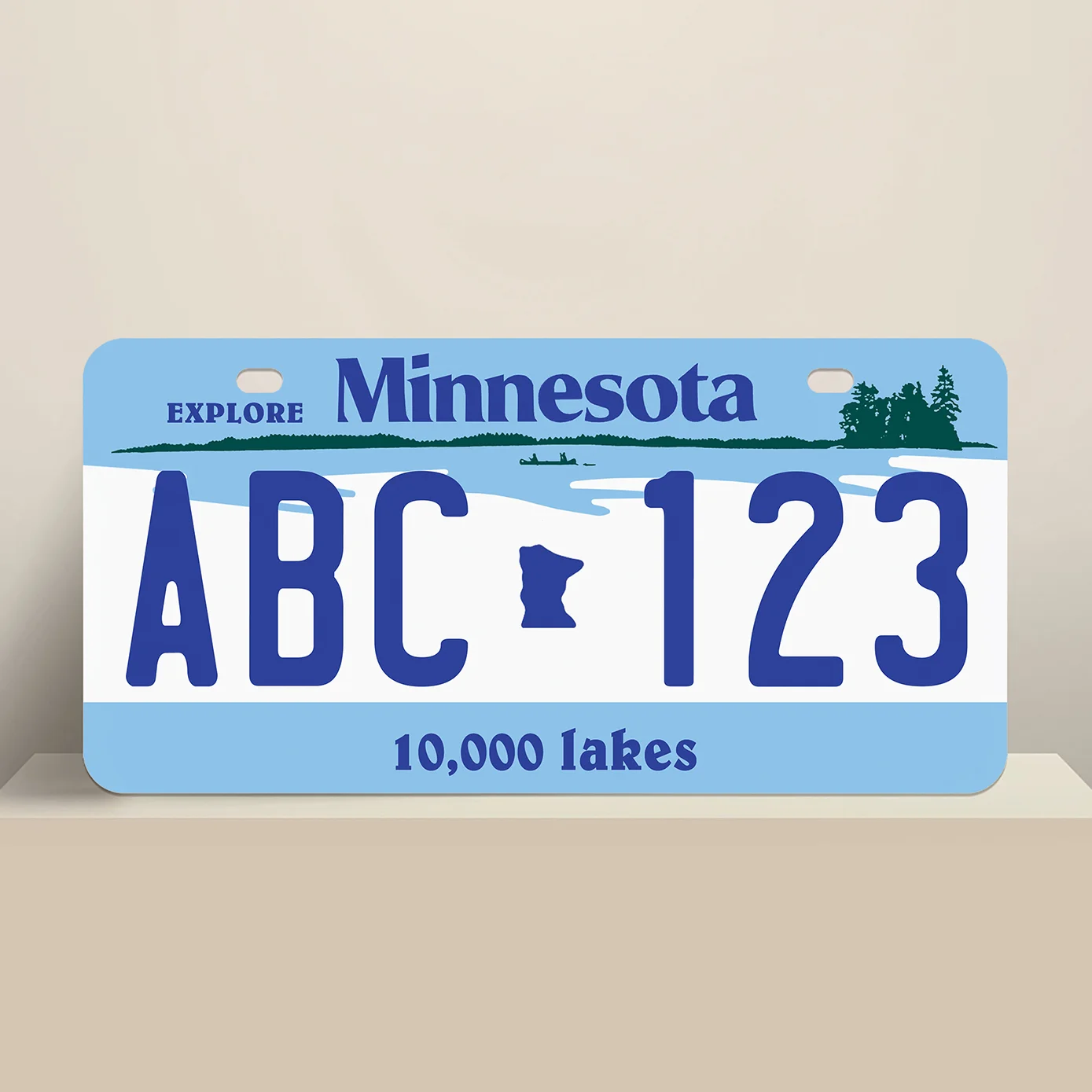 Minnesota License Plate 1987   1993 Series