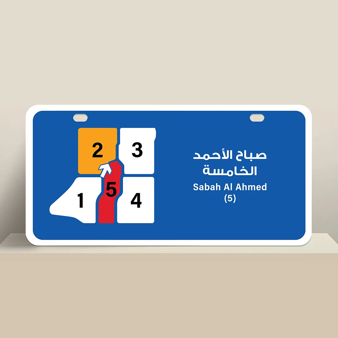 Sabah Alahmed 5 Area Blocks Guide Plate