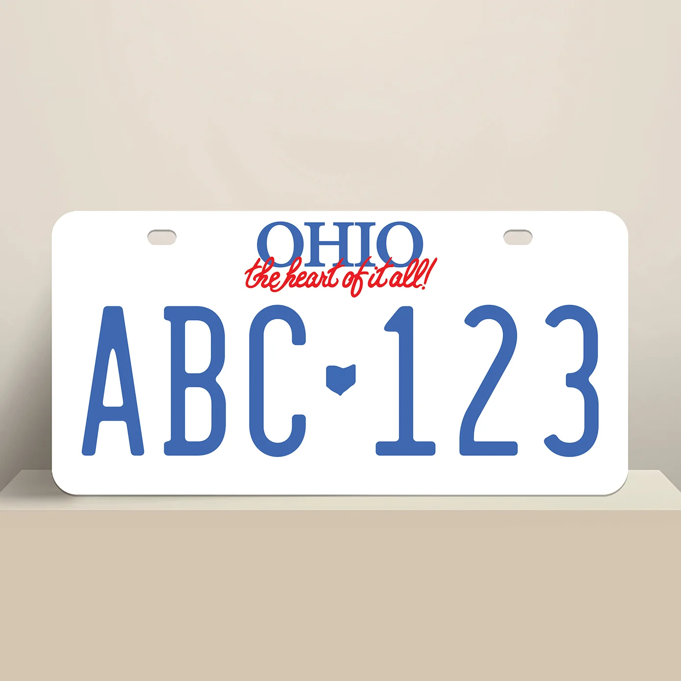 Ohio License Plate 1991 Issue